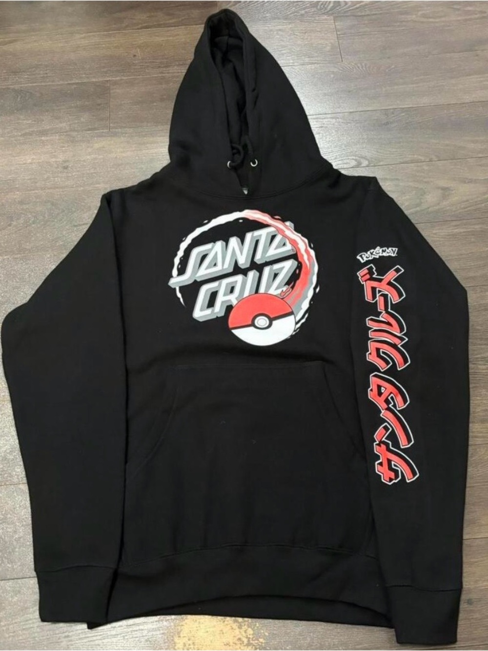 Santa Cruz Skateboards x Pokémon Black Hoodie